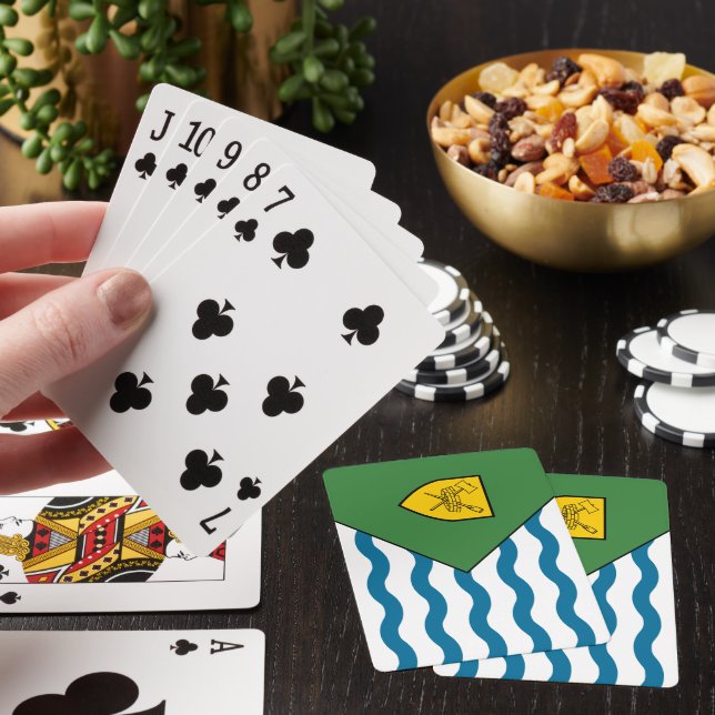 Flag of Vancouver - Canada Playing Cards (In Situ)