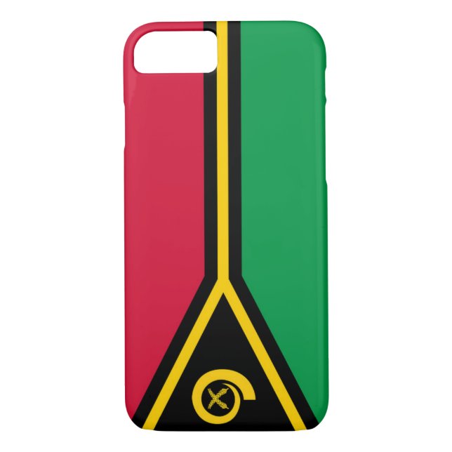 Flag of Vanuatu Case-Mate iPhone Case (Back)