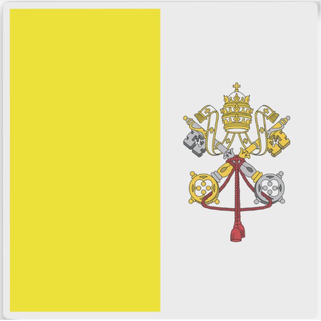 Flag of Vatican City (2023–present) (Front)