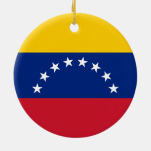 Flag of Venezuela Ceramic Ornament