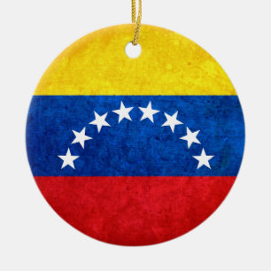 Flag of Venezuela Ceramic Ornament