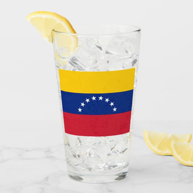 Flag of Venezuela Glass (Front Ice)