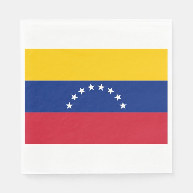 Flag of Venezuela Napkin (Front)