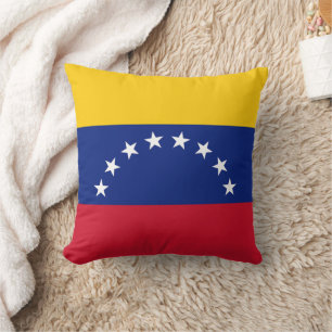 Flag of Venezuela Throw Pillow