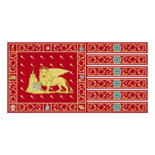 Flag of Venice, Italy (Venezia, Veneto, Italia) Poster