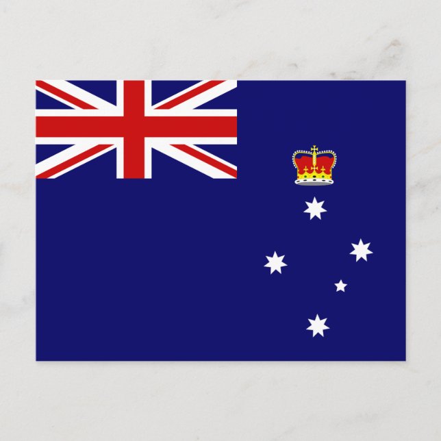 Flag of Victoria, Australia Postcard (Front)