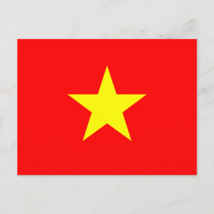 Flag of Vietnam Postcard