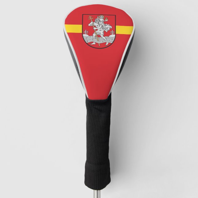 Flag of Vilnius, Lithuania Golf Head Cover (Front)