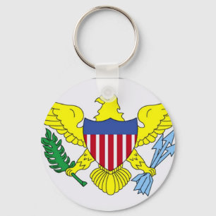 Flag of Virgin Islands Keychain
