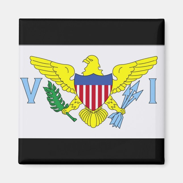 Flag of Virgin Islands Magnet (Front)