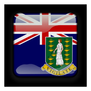 Flag of Virgin Islands Poster