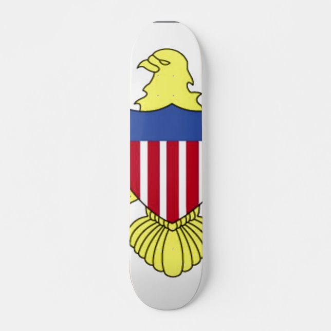Flag of Virgin Islands Skateboard (Front)