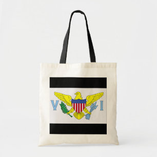 Flag of Virgin Islands Tote Bag