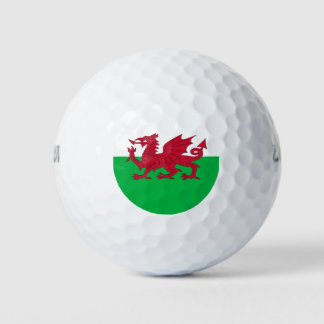 Flag of Wales (Cymru) Golf Balls