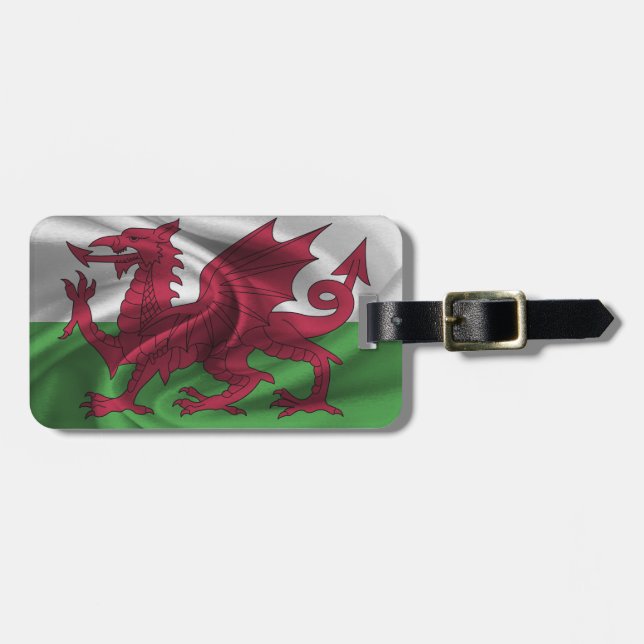 Flag Of Wales Luggage Tag (Front Horizontal)