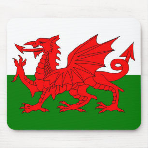Flag of Wales Mouse Pad