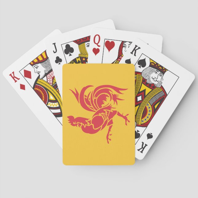 Flag of Wallonia Playing Cards (Back)
