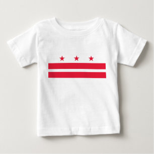 Flag of Washington D.C. (District of Columbia) Baby T-Shirt