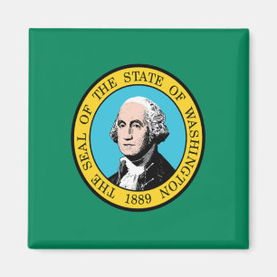 Flag of Washington Magnet