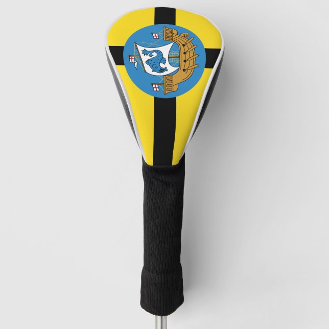 Flag of Wellington City, New Zealand Golf Head Cover (Front)
