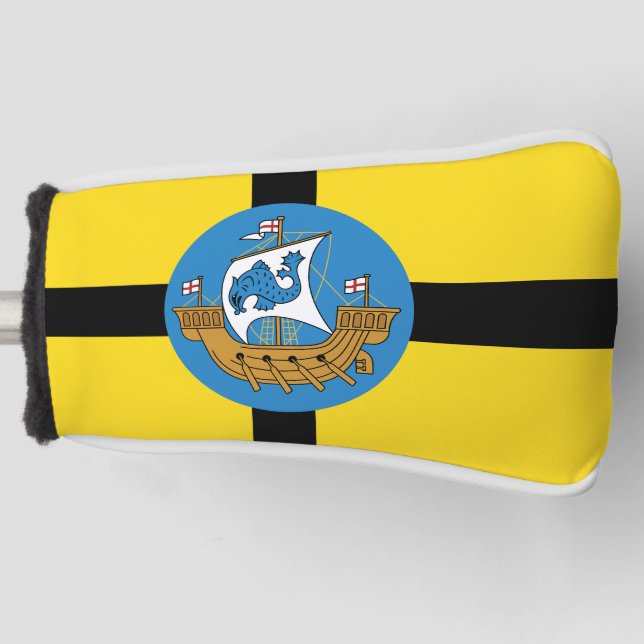 Flag of Wellington City, New Zealand Golf Head Cover (Front)