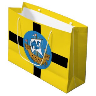 Flag of Wellington City, New Zealand Large Gift Bag