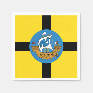 Flag of Wellington City, New Zealand Napkin