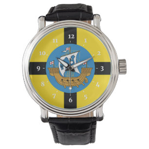 Flag of Wellington City, New Zealand Watch