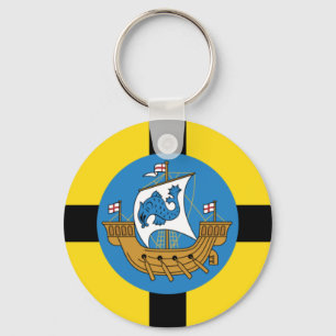 Flag of Wellington, New Zealand  Keychain