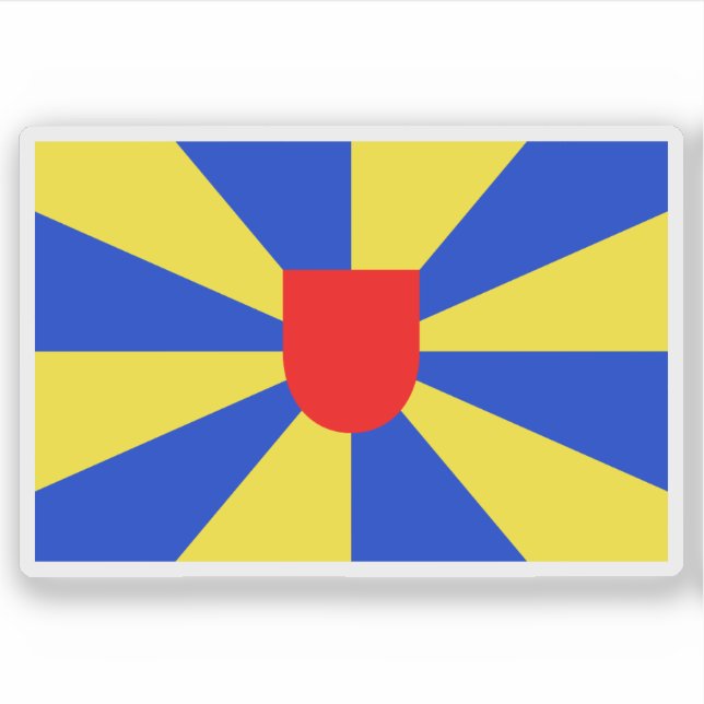 Flag of West Flanders Province, Belgium (Front)