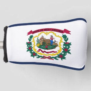 Flag of West Virginia, USA Golf Head Cover