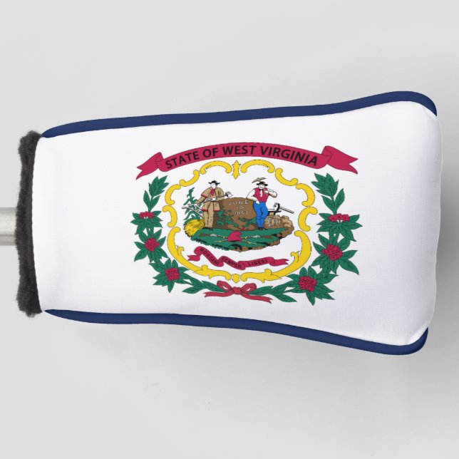 Flag of West Virginia, USA Golf Head Cover (Front)