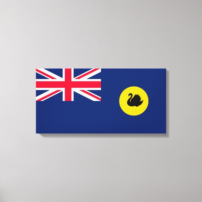 Flag of Western Australia State Canvas Print (Front)