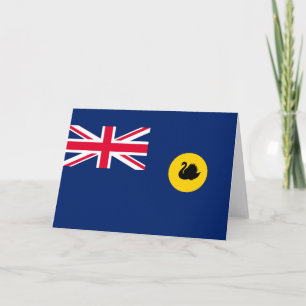 Flag of Western Australia State Card