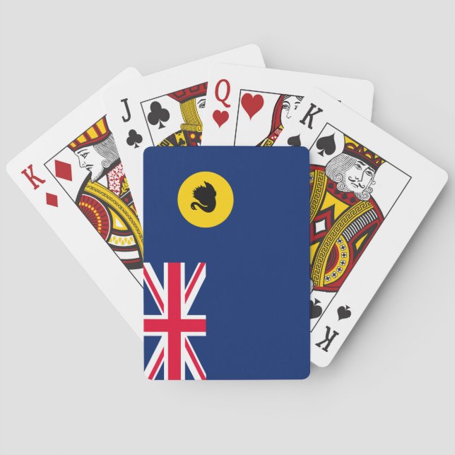 Flag of Western Australia State Playing Cards (Back)