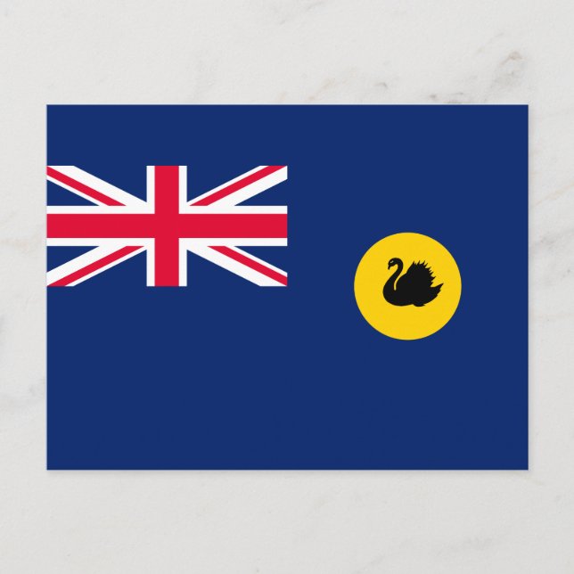 Flag of Western Australia State Postcard (Front)
