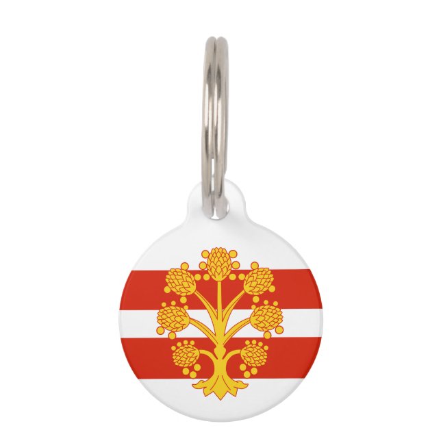 Flag of Westmorland Pet ID Tag (Back)