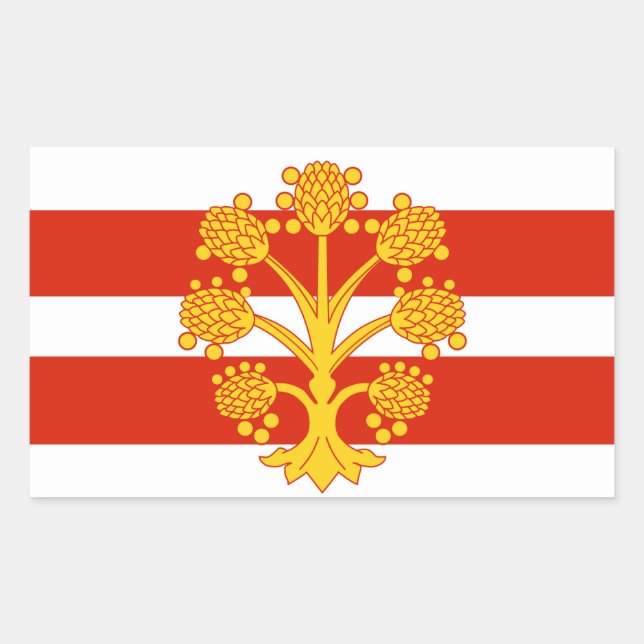 Flag of Westmorland Rectangular Sticker (Front)
