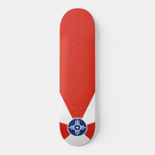 Flag of Wichita (Kansas, USA) Skateboard