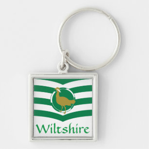 Flag of Wiltshire - ENGLAND Keychain