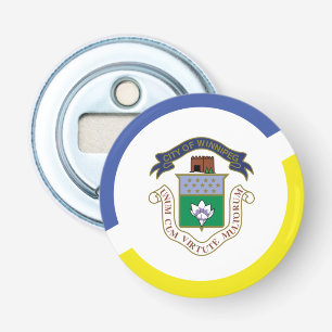 Flag of Winnipeg, Manitoba Bottle Opener