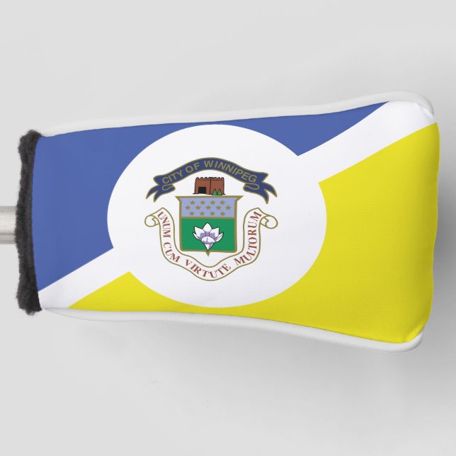 Flag of Winnipeg, Manitoba Golf Head Cover (Front)