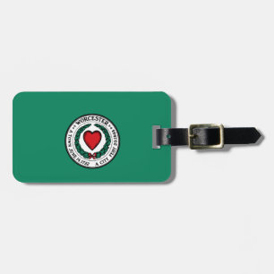 Flag of Worcester, Massachusetts Luggage Tag