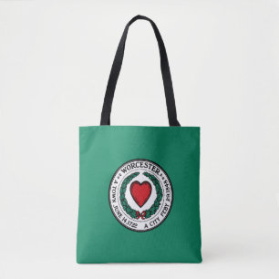 Flag of Worcester, Massachusetts Tote Bag