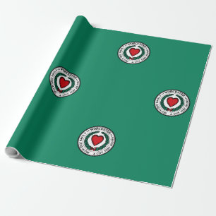 Flag of Worcester, Massachusetts  Wrapping Paper