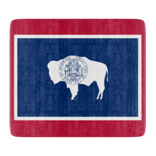 Flag of Wyoming Cutting Board
