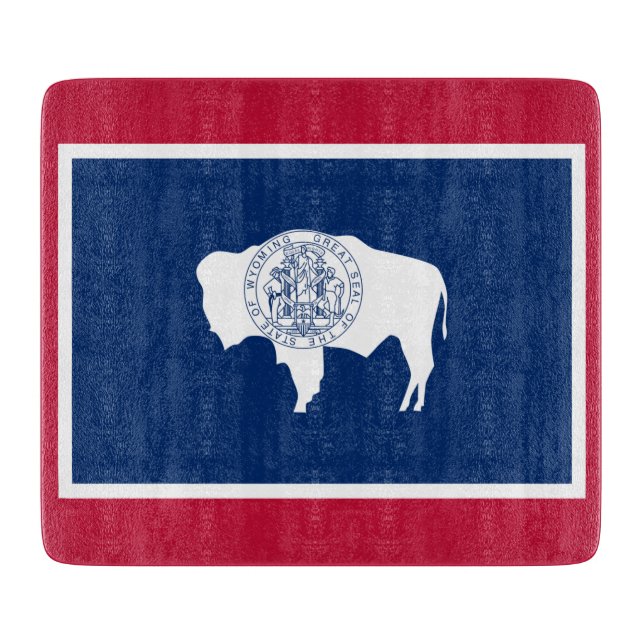 Flag of Wyoming Cutting Board (Front)