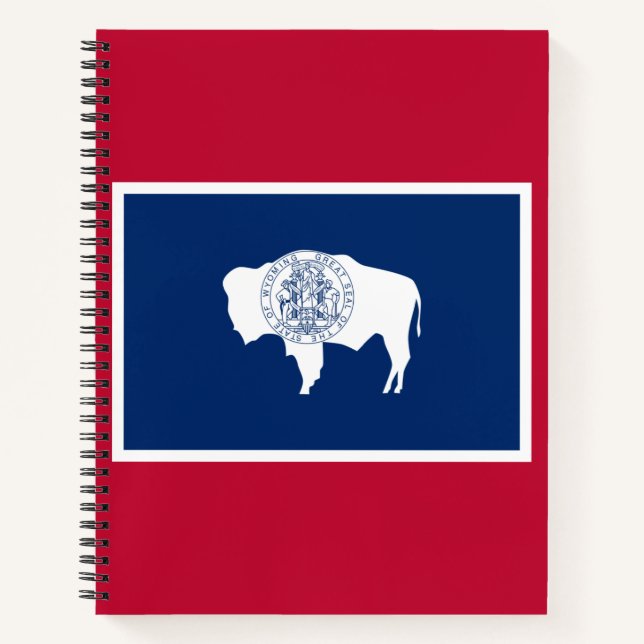 Flag of Wyoming Notebook (Front)
