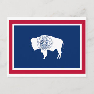 Flag of Wyoming Postcard