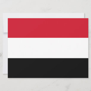 Flag of Yemen Card